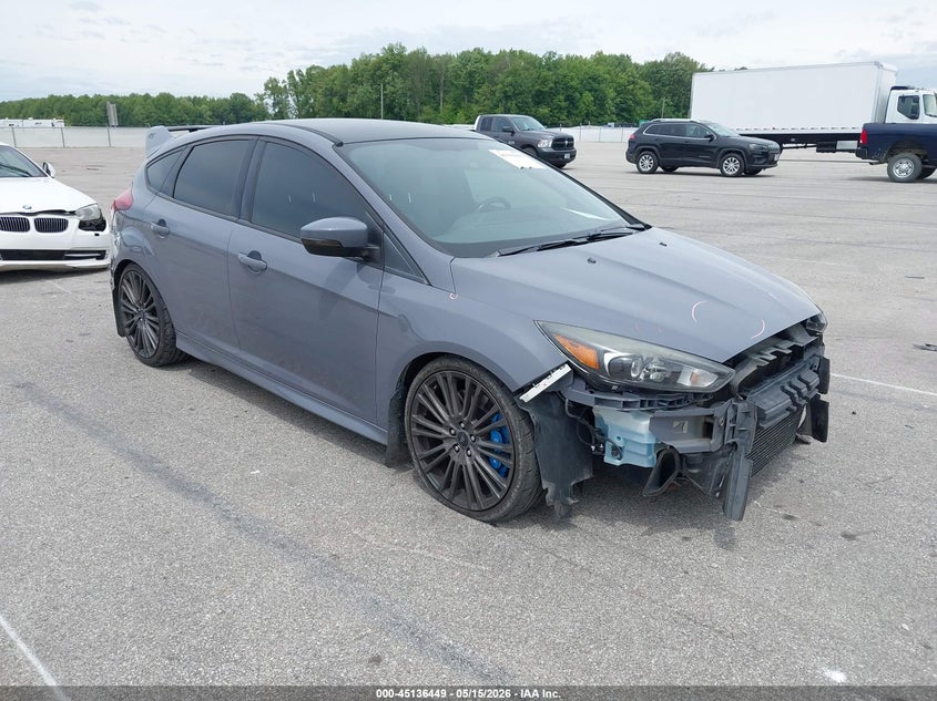 2017 Ford Focus rs VIN WF0DP3TH3H4123101 IAAI salvage auction — FRONT END, Clear (Indiana), sold $6,250 on 2026-07-16 (photo 1)