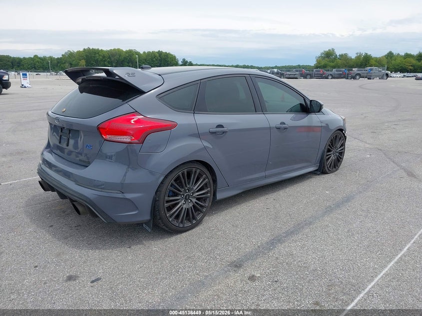 2017 Ford Focus rs VIN WF0DP3TH3H4123101 IAAI salvage auction — FRONT END, Clear (Indiana), sold $6,250 on 2026-07-16 (photo 4)