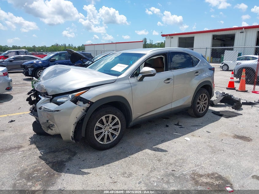 2017 Lexus Nx VIN JTJYARBZ6H2050768 IAAI salvage auction — FRONT END, Rebuildable (Florida), sold $4,250 on 2026-07-20 (photo 2)