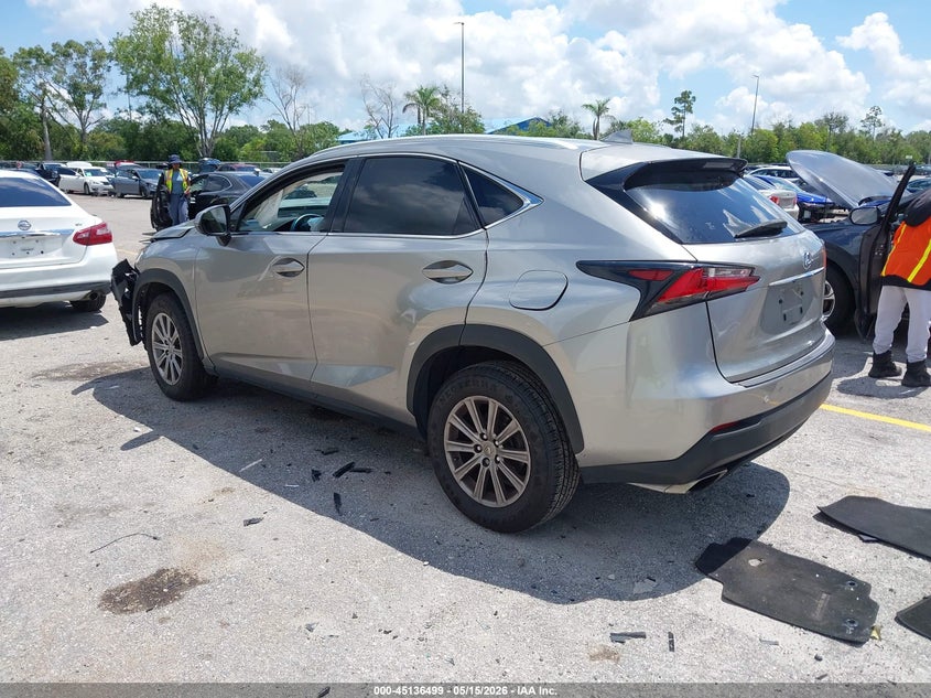 2017 Lexus Nx VIN JTJYARBZ6H2050768 IAAI salvage auction — FRONT END, Rebuildable (Florida), sold $4,250 on 2026-07-20 (photo 3)