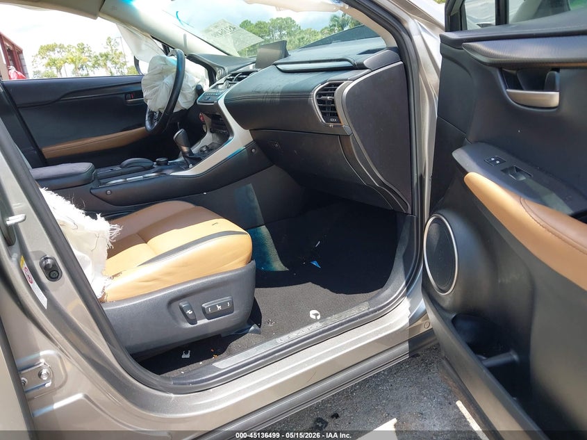 2017 Lexus Nx VIN JTJYARBZ6H2050768 IAAI salvage auction — FRONT END, Rebuildable (Florida), sold $4,250 on 2026-07-20 (photo 5)
