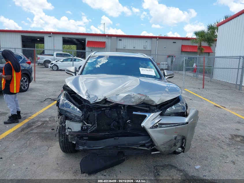2017 Lexus Nx VIN JTJYARBZ6H2050768 IAAI salvage auction — FRONT END, Rebuildable (Florida), sold $4,250 on 2026-07-20 (photo 6)