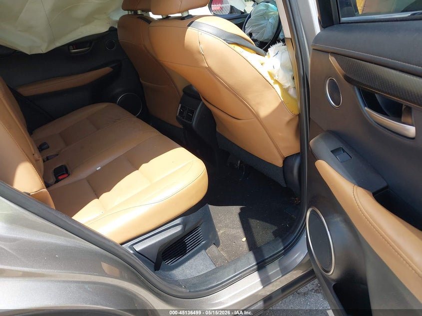 2017 Lexus Nx VIN JTJYARBZ6H2050768 IAAI salvage auction — FRONT END, Rebuildable (Florida), sold $4,250 on 2026-07-20 (photo 8)
