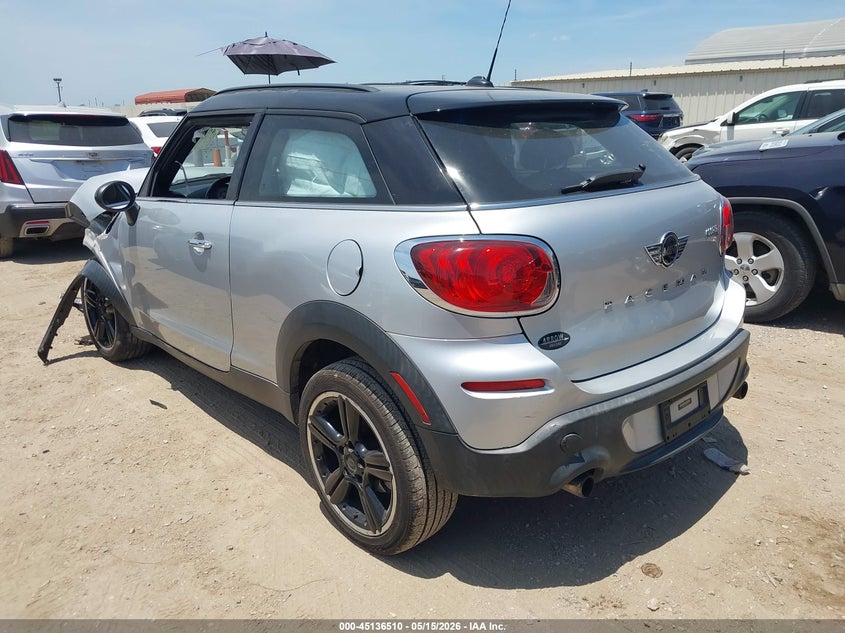 2014 Mini Paceman VIN WMWSS5C52EWN66718 IAAI salvage auction — FRONT END, Salvage (Texas), sold $25 on 2026-07-29 (photo 3)