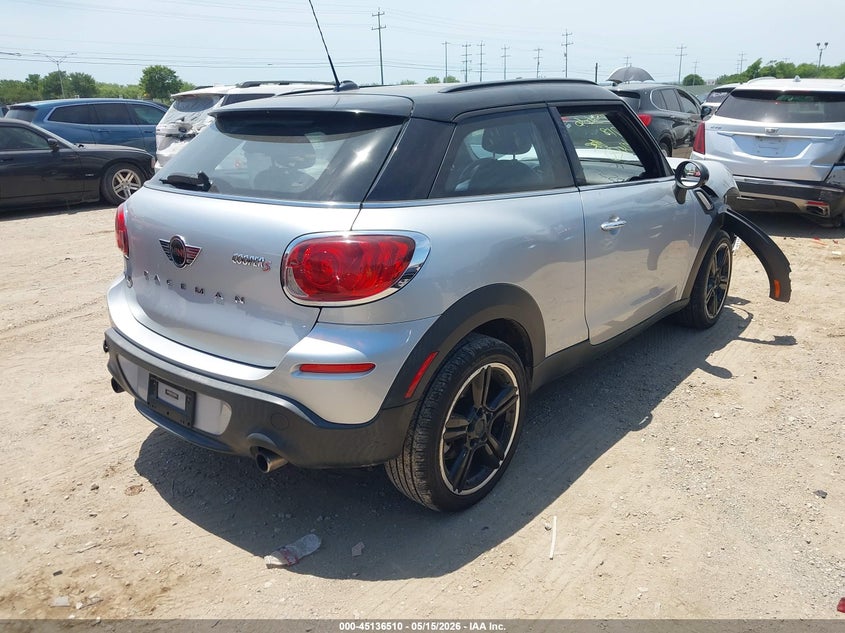 2014 Mini Paceman VIN WMWSS5C52EWN66718 IAAI salvage auction — FRONT END, Salvage (Texas), sold $25 on 2026-07-29 (photo 4)