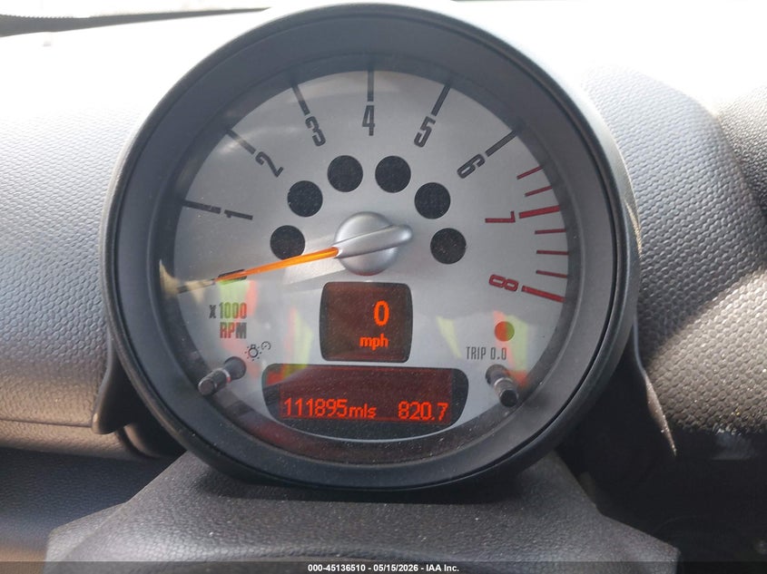 2014 Mini Paceman VIN WMWSS5C52EWN66718 IAAI salvage auction — FRONT END, Salvage (Texas), sold $25 on 2026-07-29 (photo 7)
