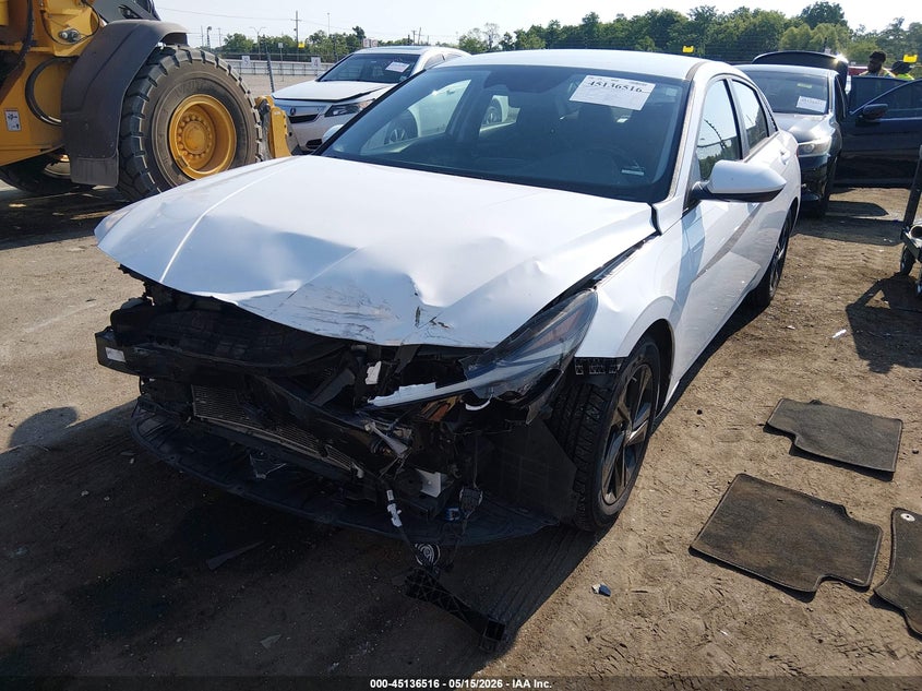 2021 Hyundai Elantra VIN 5NPLS4AG0MH009185 IAAI salvage auction — FRONT END, Salvage (Louisiana), sold $4,000 on 2026-07-06 (photo 2)