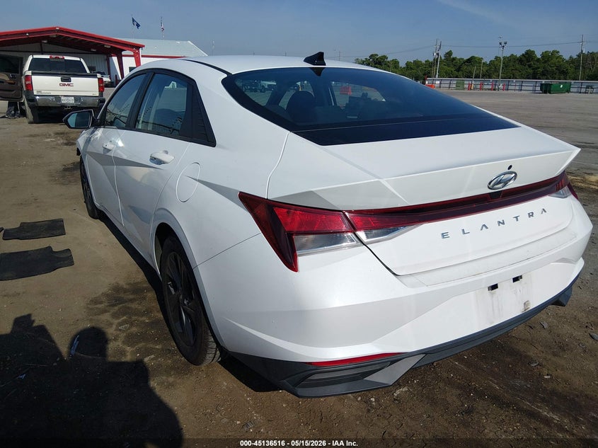 2021 Hyundai Elantra VIN 5NPLS4AG0MH009185 IAAI salvage auction — FRONT END, Salvage (Louisiana), sold $4,000 on 2026-07-06 (photo 3)