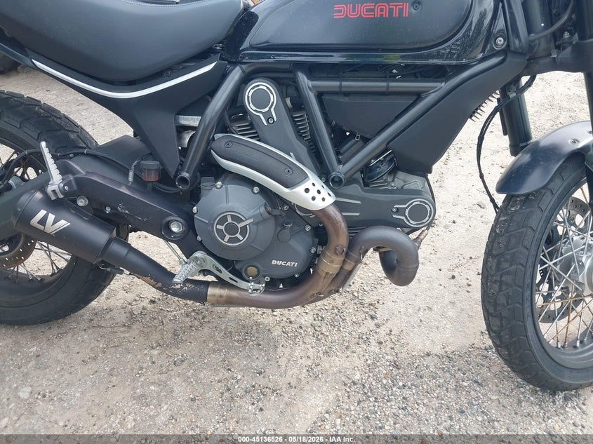 2016 Ducati Scrambler VIN ML015ANM8GT007164 IAAI salvage auction — REAR END, Salvage (Florida), sold $2,350 on 2026-07-16 (photo 8)