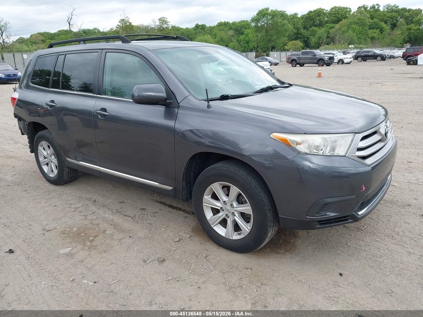 2011 Toyota Highlander VIN 5TDBK3EH8BS052074 IAAI salvage auction — REAR END, Salvage (Idaho), sold $4,300 on 2026-07-07 (photo 1)