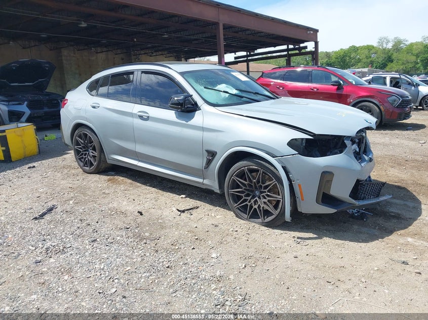 2022 BMW X4 m VIN 5YM23EC02N9L59742 IAAI salvage auction — FRONT END, Mv-907A (New York), sold $18,100 on 2026-07-30 (photo 1)
