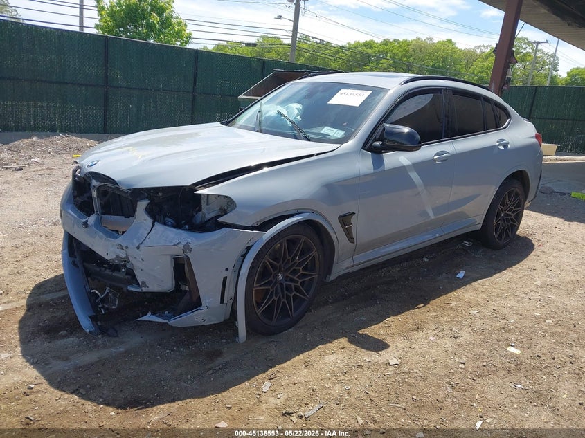 2022 BMW X4 m VIN 5YM23EC02N9L59742 IAAI salvage auction — FRONT END, Mv-907A (New York), sold $18,100 on 2026-07-30 (photo 2)