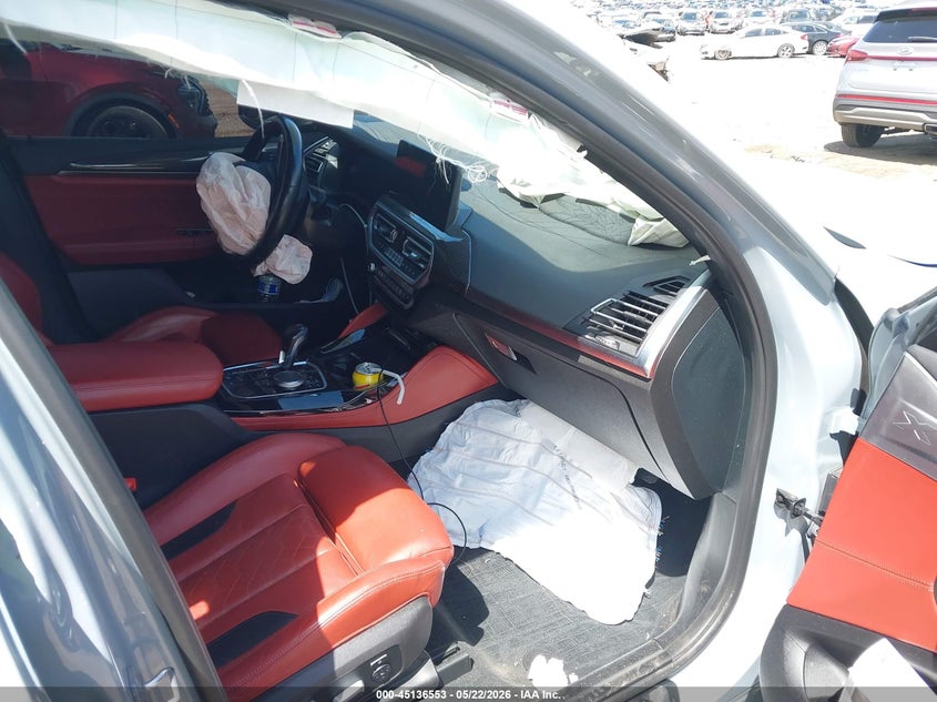 2022 BMW X4 m VIN 5YM23EC02N9L59742 IAAI salvage auction — FRONT END, Mv-907A (New York), sold $18,100 on 2026-07-30 (photo 5)
