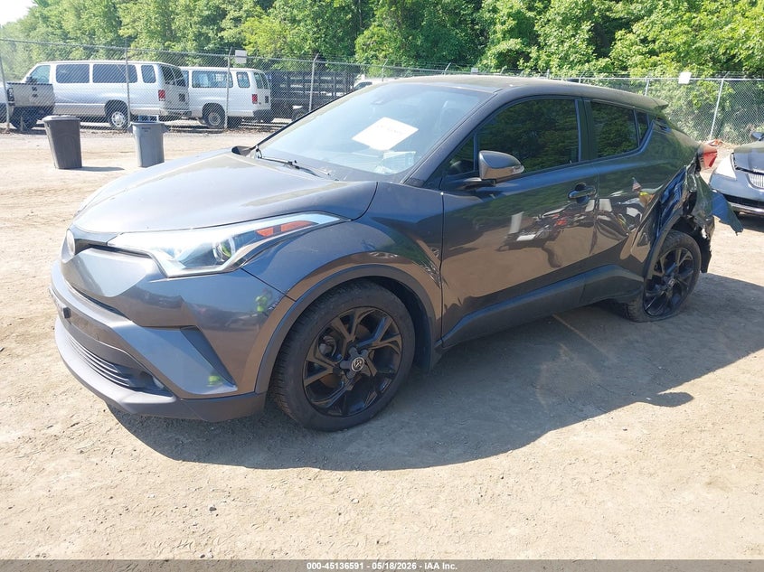 2018 Toyota C-hr VIN NMTKHMBX7JR043881 IAAI salvage auction — LEFT SIDE, Salvage - 75% Or Less (Maryland), sold $3,550 on 2026-07-28 (photo 2)