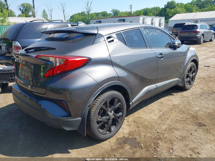 2018 Toyota C-hr VIN NMTKHMBX7JR043881 IAAI salvage auction — LEFT SIDE, Salvage - 75% Or Less (Maryland), sold $3,550 on 2026-07-28 (photo 4)
