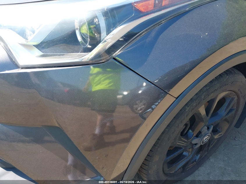 2018 Toyota C-hr VIN NMTKHMBX7JR043881 IAAI salvage auction — LEFT SIDE, Salvage - 75% Or Less (Maryland), sold $3,550 on 2026-07-28 (photo 6)