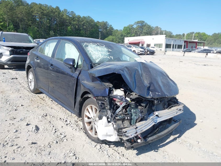 2022 Toyota Corolla VIN JTDHPMAE5NJ204049 IAAI salvage auction — FRONT END, Salvage (Georgia), sold $2,600 on 2026-07-07 (photo 1)