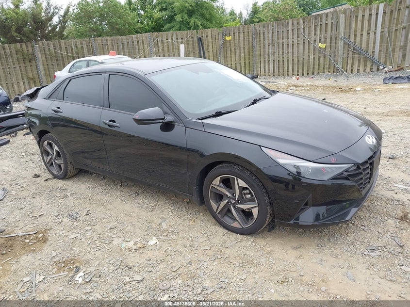 2023 Hyundai Elantra VIN 5NPLS4AG4PH112419 IAAI salvage auction — REAR END, Salvage (Virginia), sold $5,600 on 2026-07-13 (photo 1)