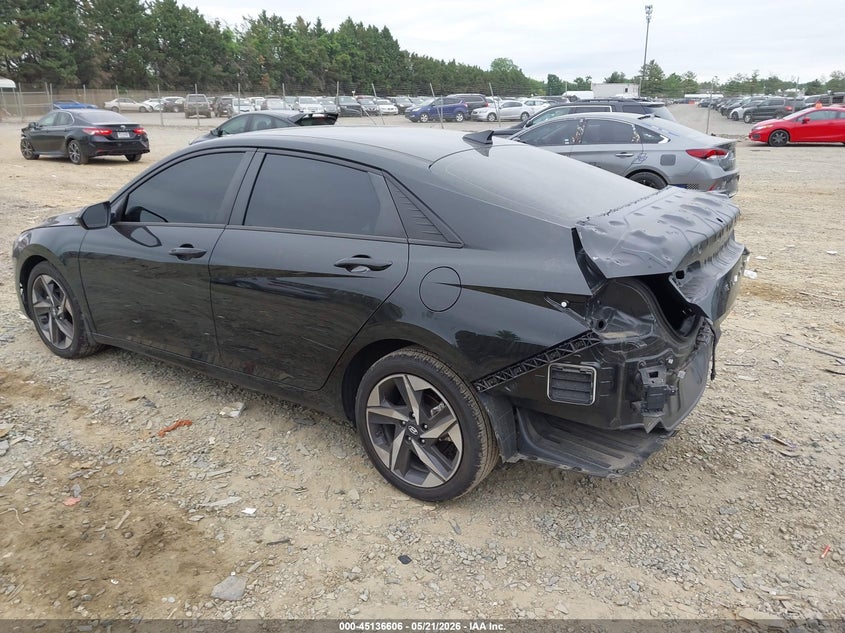 2023 Hyundai Elantra VIN 5NPLS4AG4PH112419 IAAI salvage auction — REAR END, Salvage (Virginia), sold $5,600 on 2026-07-13 (photo 3)