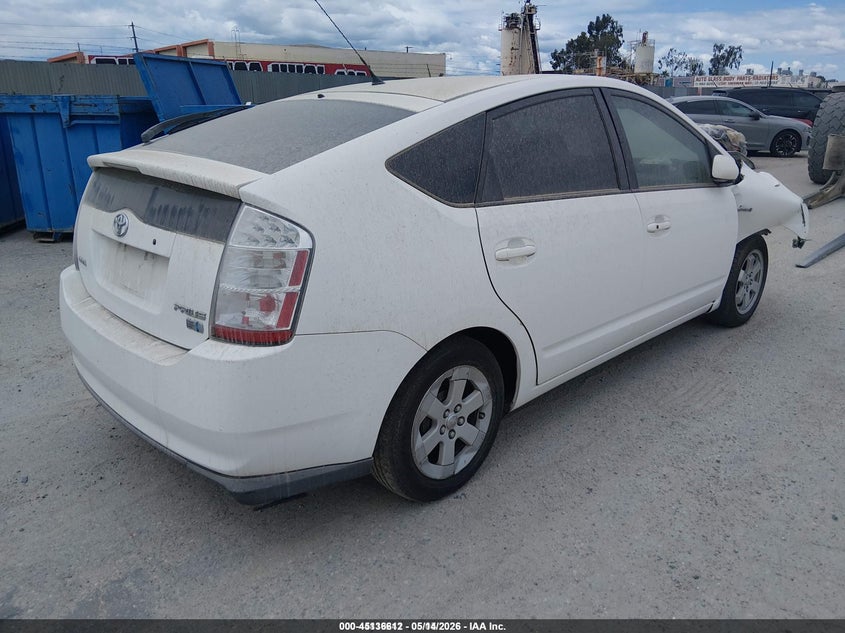 2006 Toyota Prius VIN JTDKB20U167524579 IAAI salvage auction — RIGHT FRONT, Salvage (California), sold $375 on 2026-07-29 (photo 4)