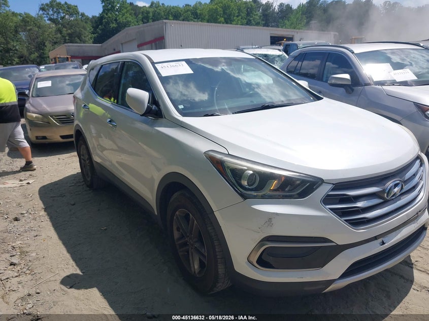 2017 Hyundai Santa fe VIN 5XYZT3LB5HG402826 IAAI salvage auction — REAR END, Salvage (Georgia), sold $2,300 on 2026-07-29 (photo 1)