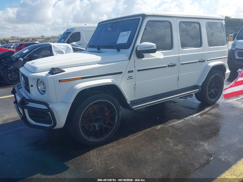 2021 Mercedes-benz G-class VIN W1NYC7HJ4MX395970 IAAI salvage auction — THEFT, Rebuildable (Florida), sold $96,250 on 2026-08-17 (photo 2)