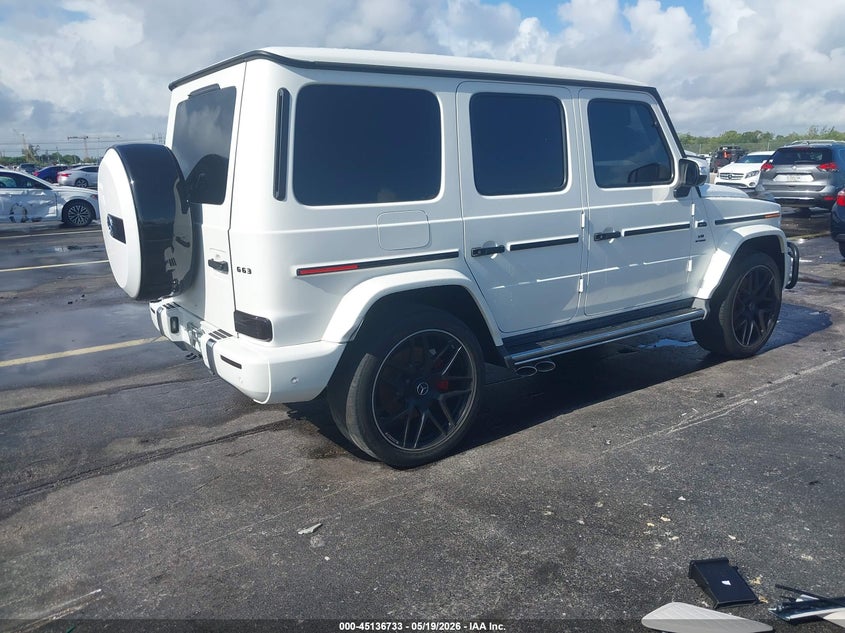 2021 Mercedes-benz G-class VIN W1NYC7HJ4MX395970 IAAI salvage auction — THEFT, Rebuildable (Florida), sold $96,250 on 2026-08-17 (photo 4)