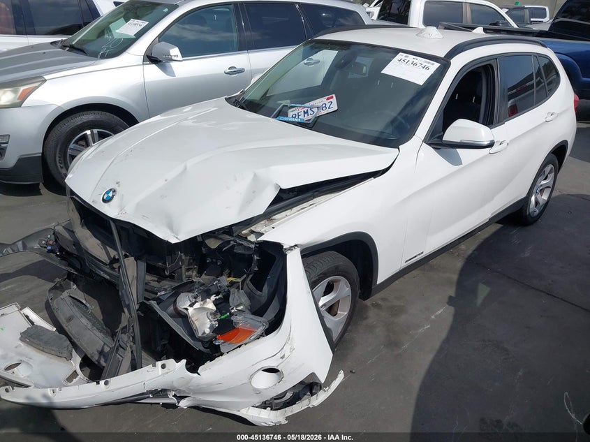 2015 BMW X1 VIN WBAVM1C56FV319161 IAAI salvage auction — FRONT END, Salvage Title, sold $1,250 on 2026-07-15 (photo 2)