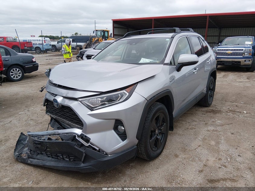 2021 Toyota Rav 4 VIN JTMRWRFV3MJ054504 IAAI salvage auction — FRONT END, Salvage (Nebraska), sold $8,500 on 2026-07-16 (photo 2)