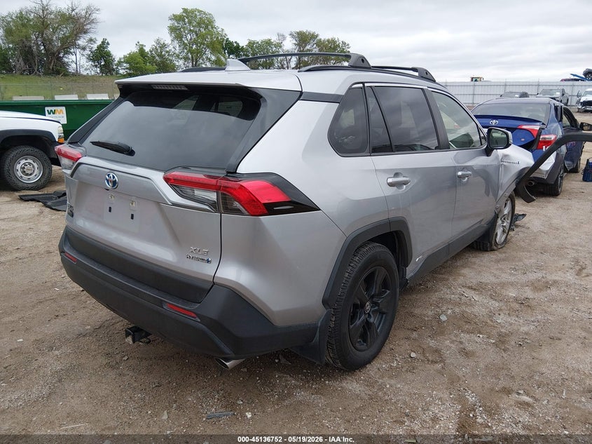2021 Toyota Rav 4 VIN JTMRWRFV3MJ054504 IAAI salvage auction — FRONT END, Salvage (Nebraska), sold $8,500 on 2026-07-16 (photo 4)