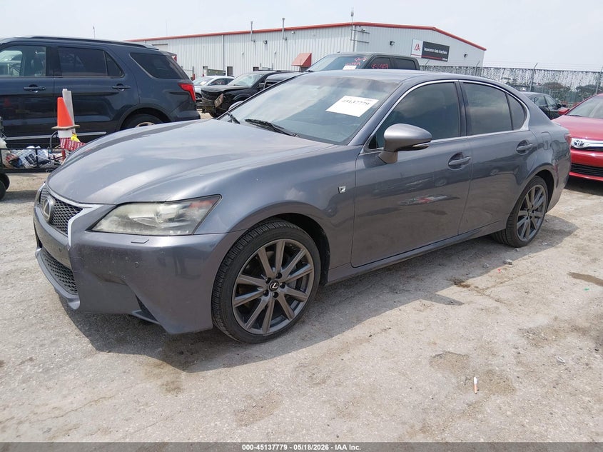 2013 Lexus Gs VIN JTHCE1BL9D5019245 IAAI salvage auction — HAIL, Salvage (Kansas), sold $2,400 on 2026-07-31 (photo 2)