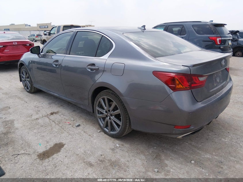2013 Lexus Gs VIN JTHCE1BL9D5019245 IAAI salvage auction — HAIL, Salvage (Kansas), sold $2,400 on 2026-07-31 (photo 3)
