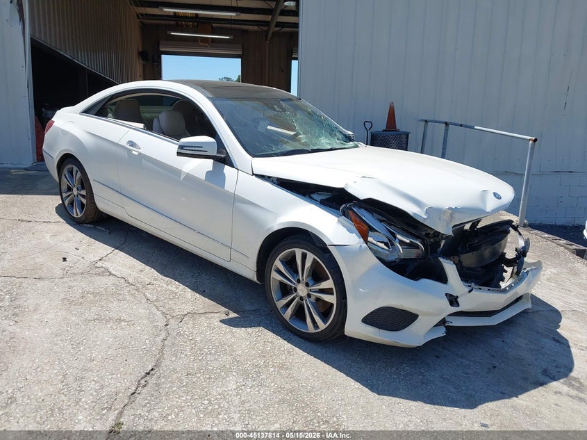 2014 Mercedes-benz E-klasse VIN WDDKJ5KB0EF241178 IAAI salvage auction — LEFT FRONT, Salvage (Georgia), sold $25 on 2026-07-22 (photo 1)