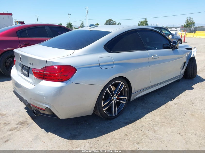 2017 BMW 4er VIN WBA4P1C52HK522216 IAAI salvage auction — FRONT END, Salvage (California), sold $7,150 on 2026-07-16 (photo 4)