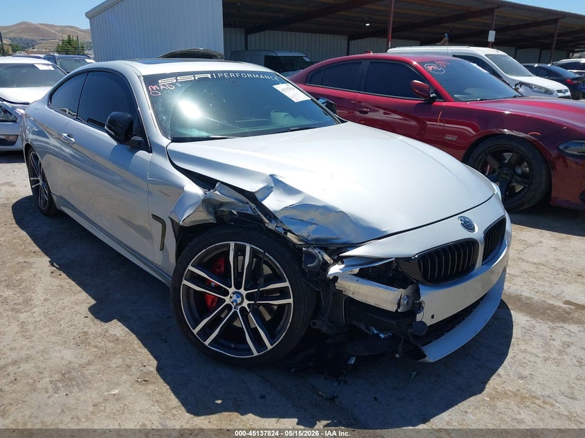 2017 BMW 4er VIN WBA4P1C52HK522216 IAAI salvage auction — FRONT END, Salvage (California), sold $7,150 on 2026-07-16 (photo 6)