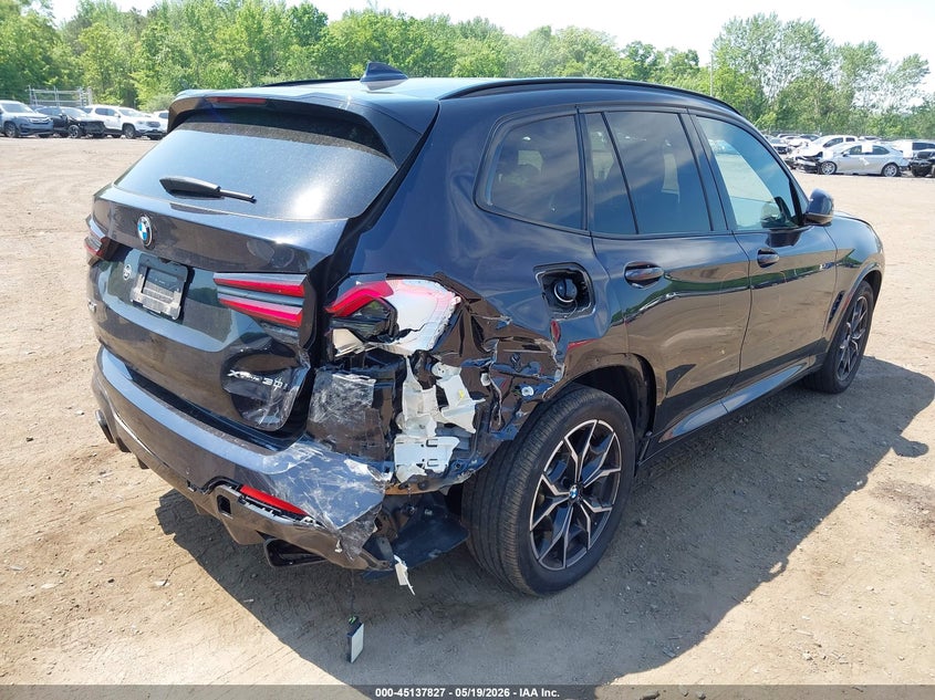 2024 BMW X3 VIN 5UX53DP03R9X20880 IAAI salvage auction — REAR END, Salvage (Idaho), sold $17,125 on 2026-07-22 (photo 4)