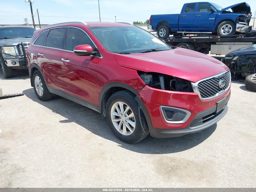 2017 Kia Sorento VIN 5XYPG4A39HG282865 IAAI salvage auction — RIGHT FRONT, Original (Texas), sold $2,150 on 2026-07-15 (photo 1)