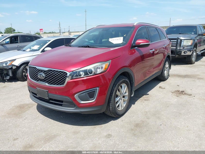 2017 Kia Sorento VIN 5XYPG4A39HG282865 IAAI salvage auction — RIGHT FRONT, Original (Texas), sold $2,150 on 2026-07-15 (photo 2)