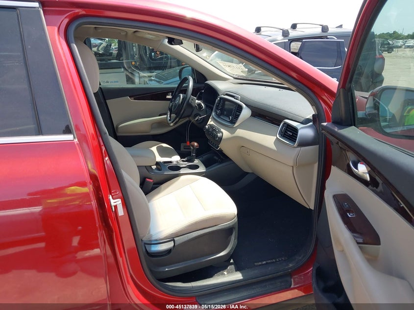 2017 Kia Sorento VIN 5XYPG4A39HG282865 IAAI salvage auction — RIGHT FRONT, Original (Texas), sold $2,150 on 2026-07-15 (photo 5)