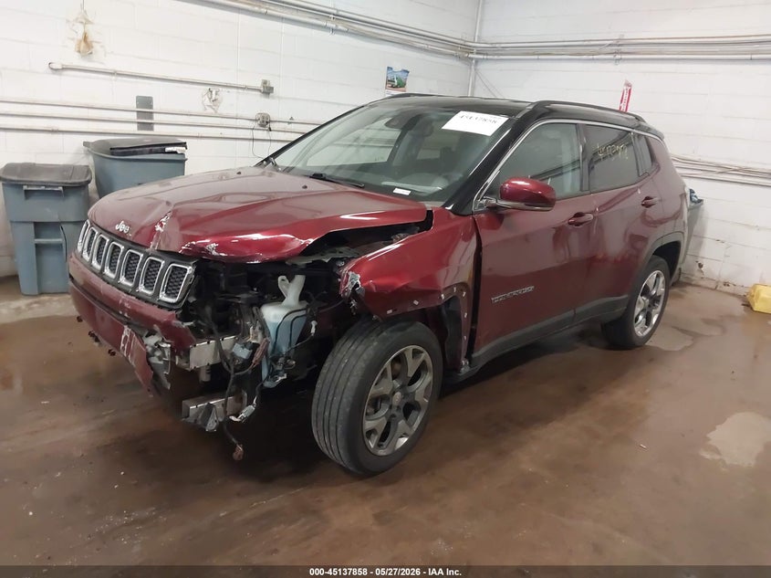 2021 Jeep Compass VIN 3C4NJDCB4MT550737 IAAI salvage auction — LEFT FRONT, Salvage (Minnesota), sold $4,500 on 2026-07-29 (photo 2)