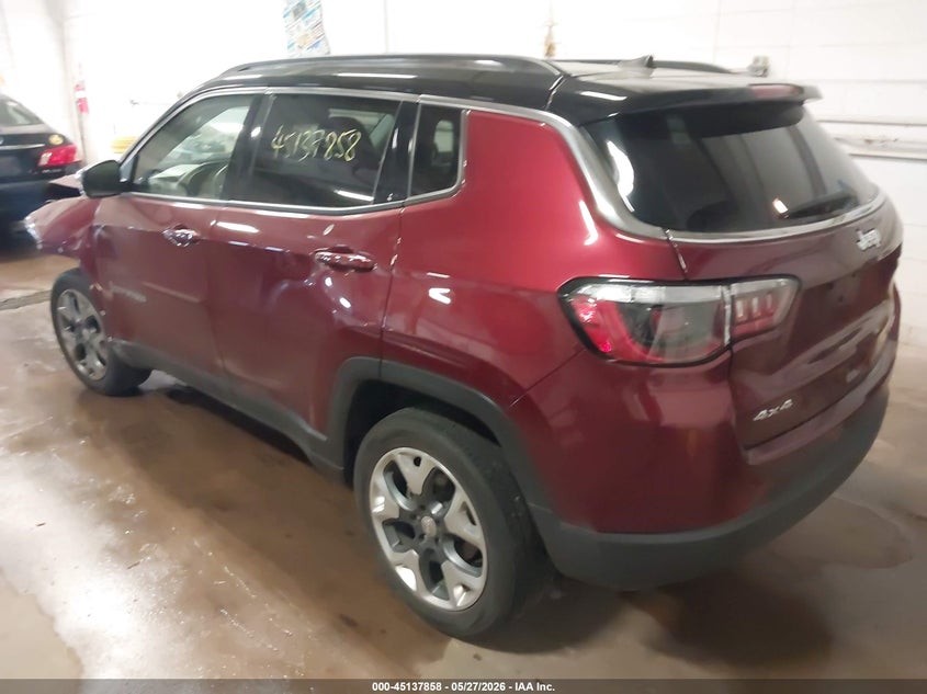 2021 Jeep Compass VIN 3C4NJDCB4MT550737 IAAI salvage auction — LEFT FRONT, Salvage (Minnesota), sold $4,500 on 2026-07-29 (photo 3)