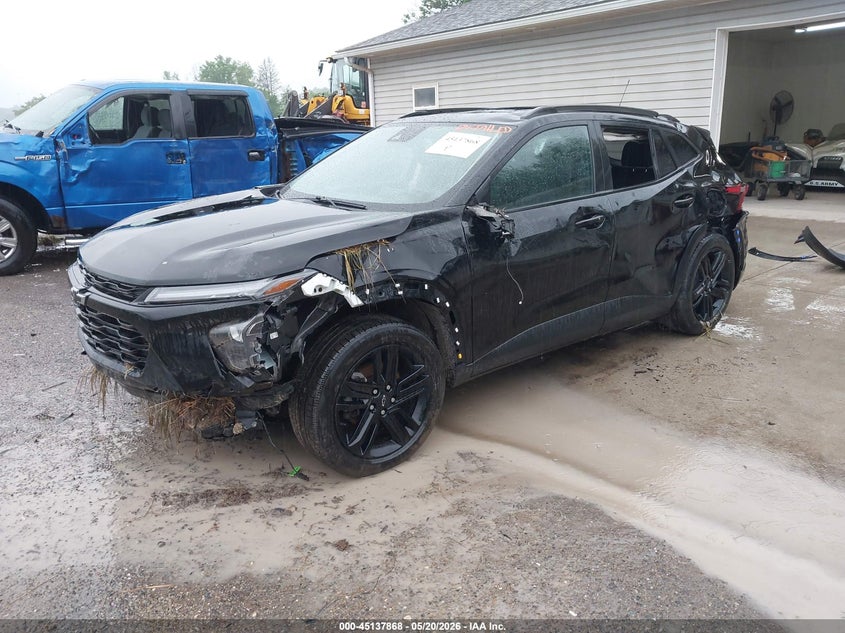 2024 Chevrolet Trax VIN KL77LKE21RC021637 IAAI salvage auction — ROLLOVER, Salvage (Ohio), sold $3,900 on 2026-07-06 (photo 2)