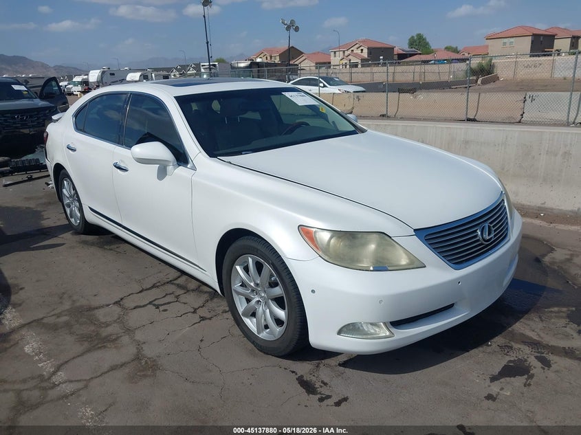 2007 Lexus Ls 460 VIN JTHGL46F375004905 IAAI salvage auction — REAR END, Salvage (Arizona), sold $775 on 2026-07-07 (photo 1)