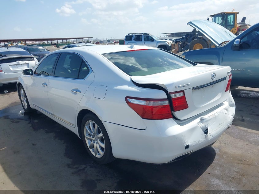 2007 Lexus Ls 460 VIN JTHGL46F375004905 IAAI salvage auction — REAR END, Salvage (Arizona), sold $775 on 2026-07-07 (photo 3)