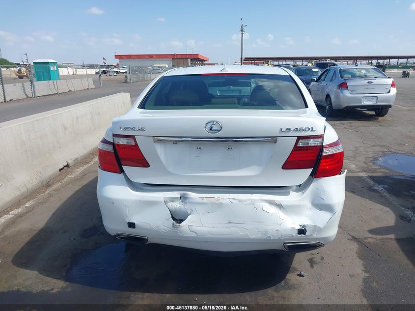 2007 Lexus Ls 460 VIN JTHGL46F375004905 IAAI salvage auction — REAR END, Salvage (Arizona), sold $775 on 2026-07-07 (photo 6)