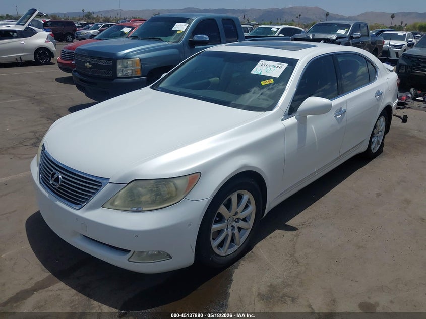 2007 Lexus Ls 460 VIN JTHGL46F375004905 IAAI salvage auction — REAR END, Salvage (Arizona), sold $775 on 2026-07-07 (photo 2)