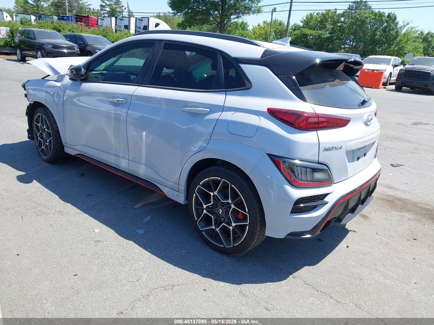 2022 Hyundai Kona VIN KM8KH3AC3NU001702 IAAI salvage auction — FRONT END, Salvage (Ohio), sold $1,150 on 2026-07-29 (photo 3)