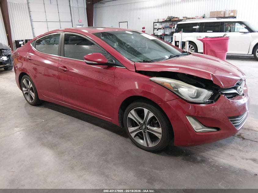 2016 Hyundai Elantra VIN KMHDH4AH8GU488246 IAAI salvage auction — FRONT END, Salvage (Colorado), sold $1,100 on 2026-07-31 (photo 1)
