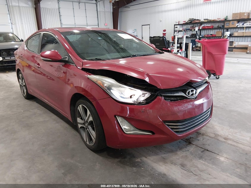 2016 Hyundai Elantra VIN KMHDH4AH8GU488246 IAAI salvage auction — FRONT END, Salvage (Colorado), sold $1,100 on 2026-07-31 (photo 6)