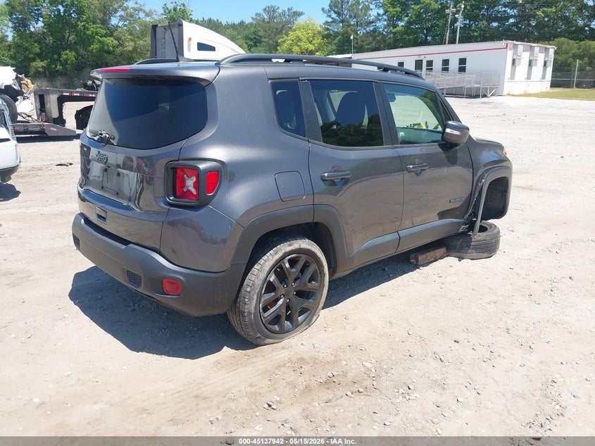 2019 Jeep Renegade VIN ZACNJABB0KPK00412 IAAI salvage auction — RIGHT FRONT, Salvage Title, sold $1,800 on 2026-08-14 (photo 4)